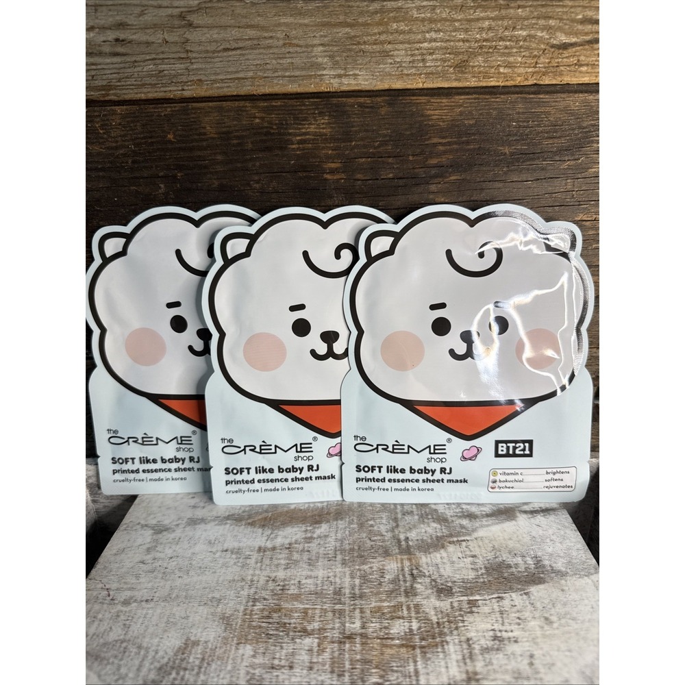 The Crème Shop Soft Like Baby RJ Sheet Mask 3 Pack | MSRP = $12